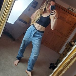 Free people denim joggers